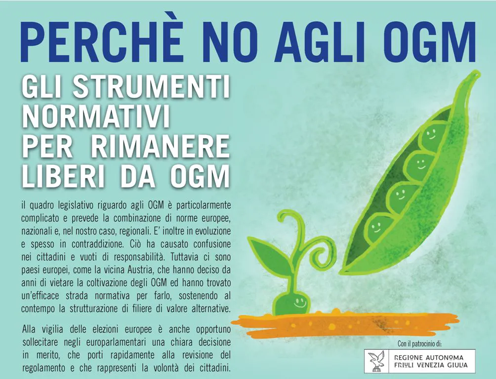 PERCHÈ NO AGLI OGM? IL NO AGLI OGM DIVENTA FILIERA DI VALORE