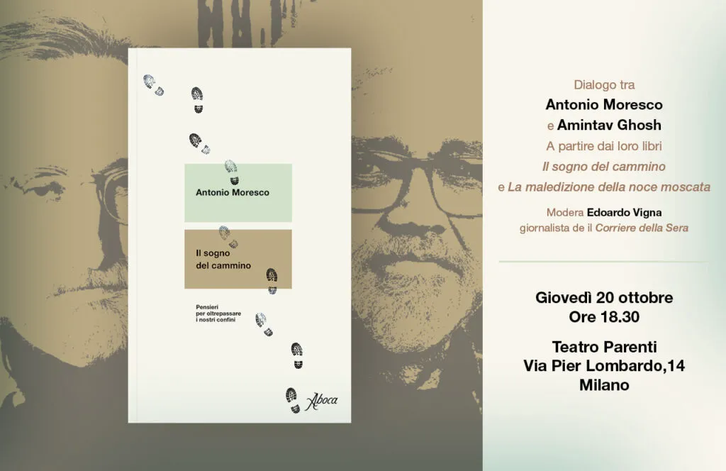 Incontro tra Antonio Moresco e Amitav Ghosh