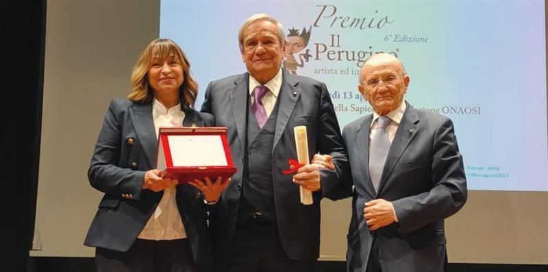 Sesta edizione del Premio “Il Perugino”. Al Cav. Valentino Mercati, fondatore di Aboca, il prestigioso “Premio alla Carriera”
