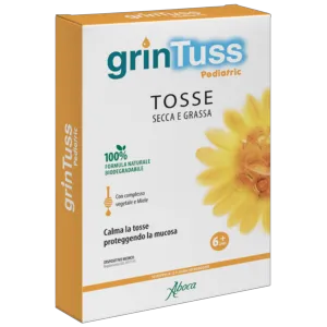 Aboca Grintuss Pediatric Toux Sèche et Grasse Sirop 128g - Enfant dès 1 an  - Archange-pharma