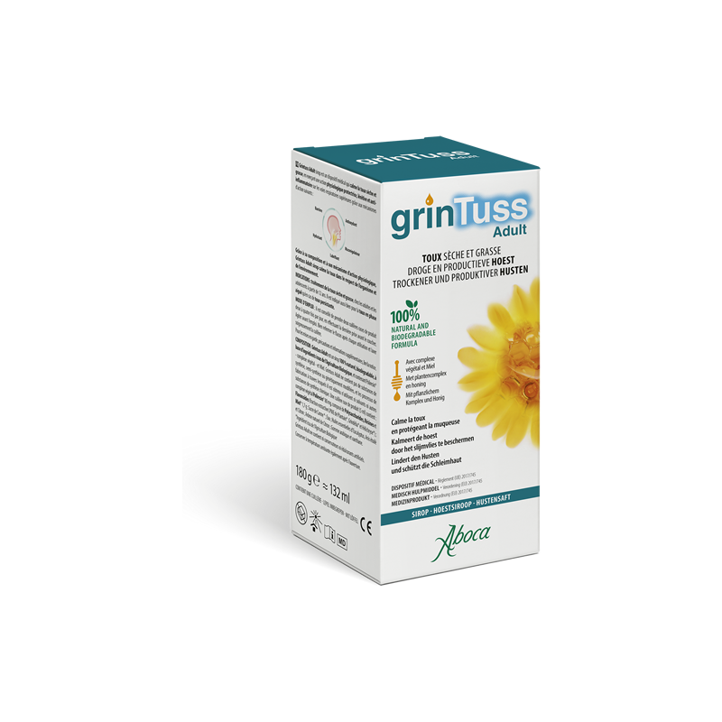 Grintuss Adultes Sirop (Nouveau) 180 g : : Autres