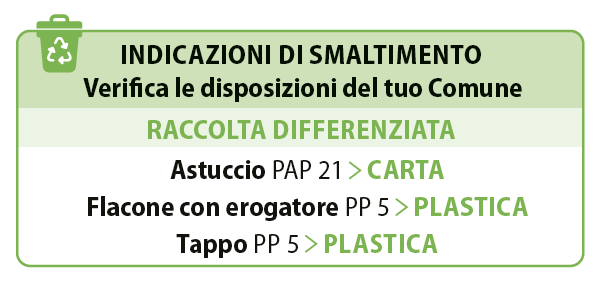 smaltimento fitoroid detergente cremoso plus carta plastica