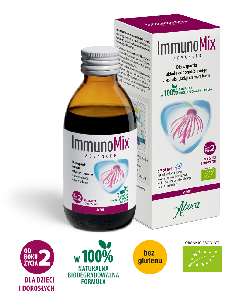 ImmunoMix Advanced syrop wspomaga układ odpornościowy
