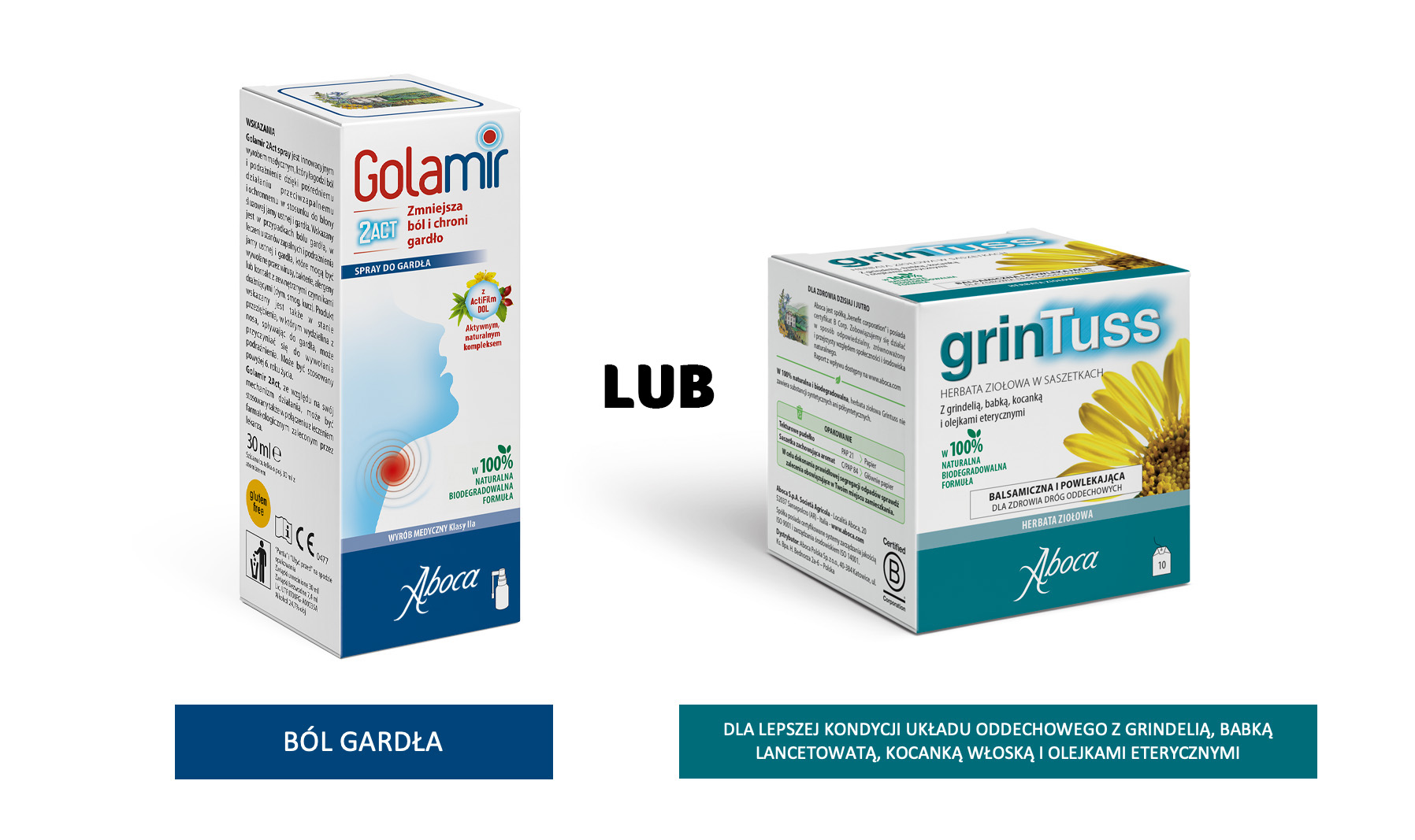 Przy zakupie jednego z produktów z serii Grintuss1 , Golamir lub Fitonasal
