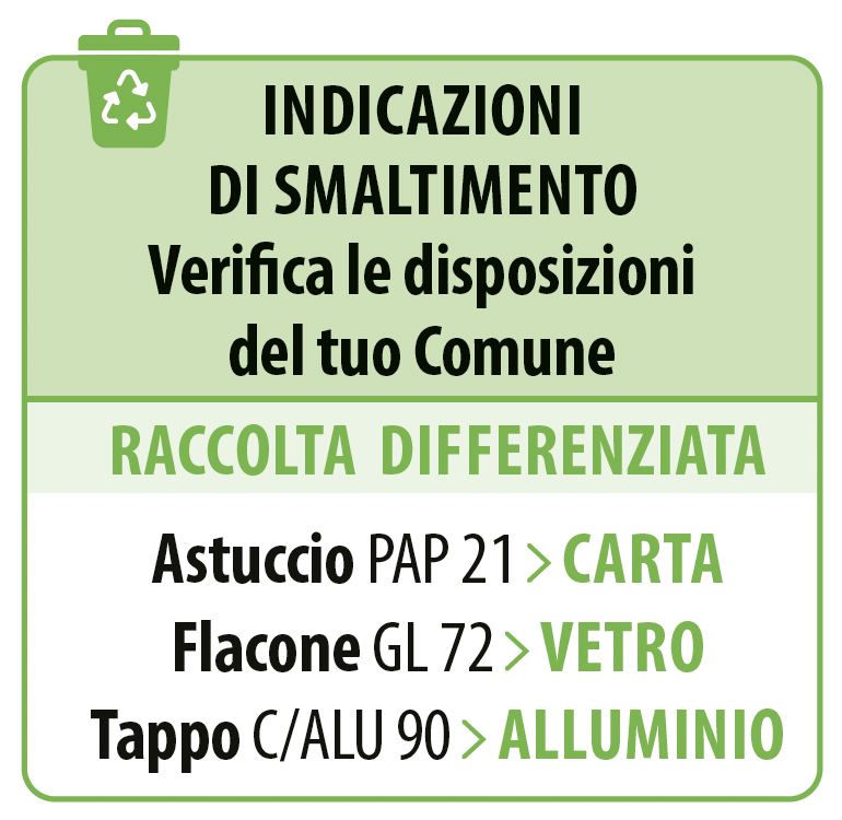 Tabelle carta vetro plastica alluminio