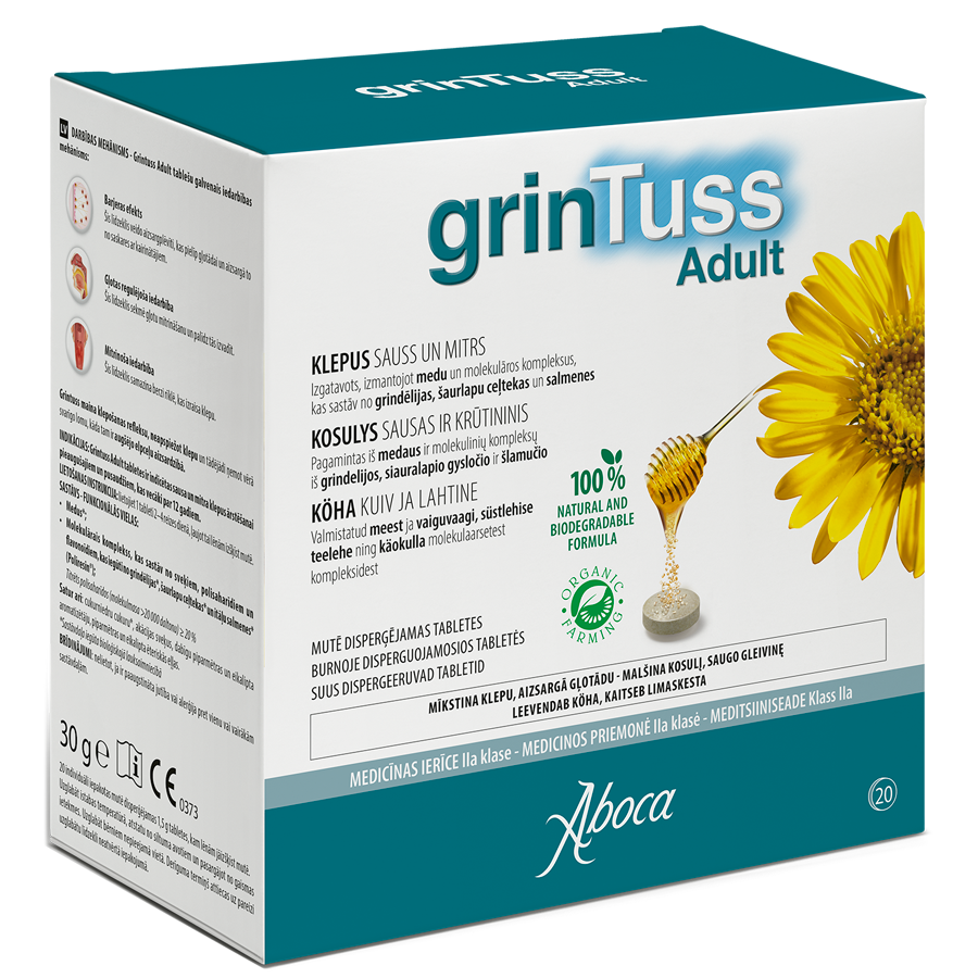 Grintuss Adult tabletės