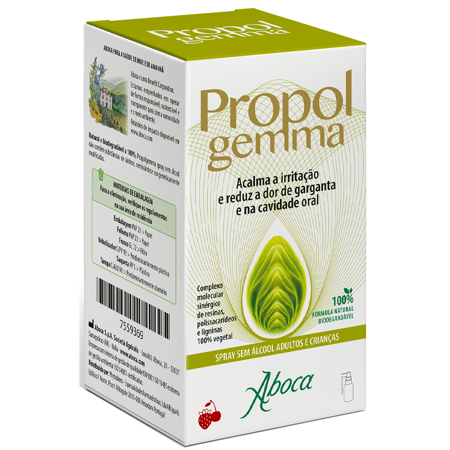 Propolgemma- Spray sem álcool adultos e crianças