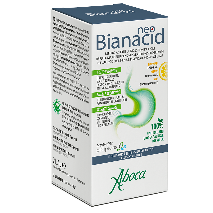 NeoBianacid 14 tabletten | Citroensmaak