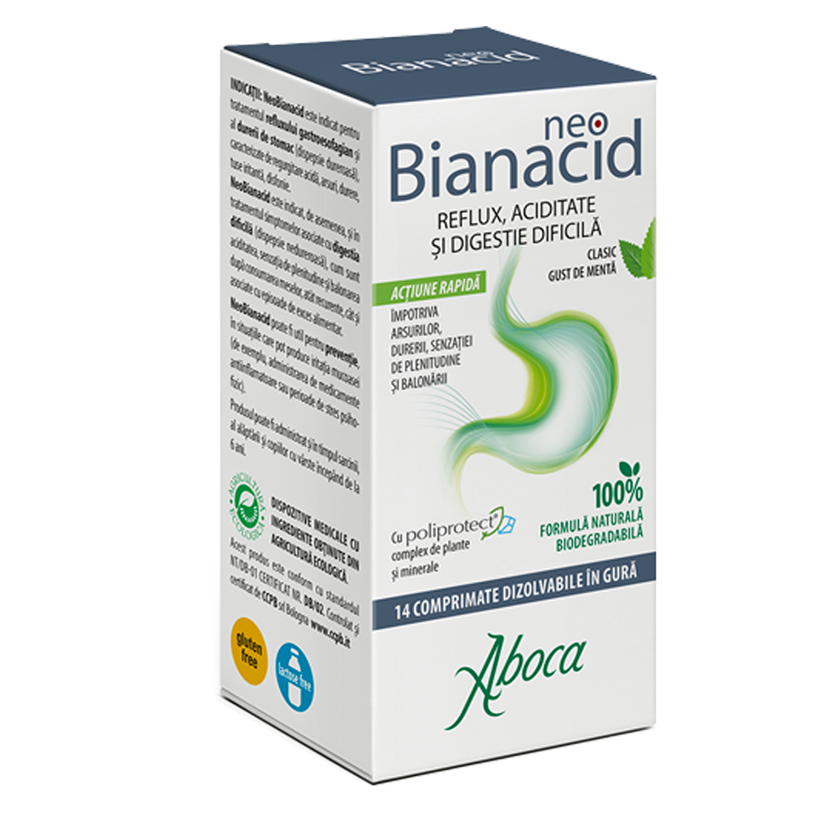 NeoBianacid 14 comprimate | Gust de Mentă