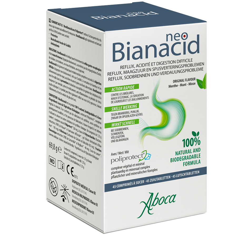 NeoBianacid 45 tabletten | Muntsmaak