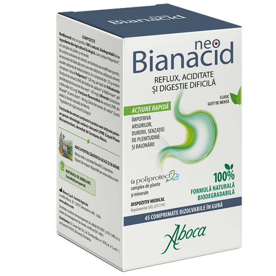 NeoBianacid 45 comprimate | Gust de Mentă