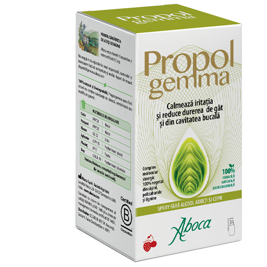 Propolgemma – Spray Fără Alcool Adulți Și Copii