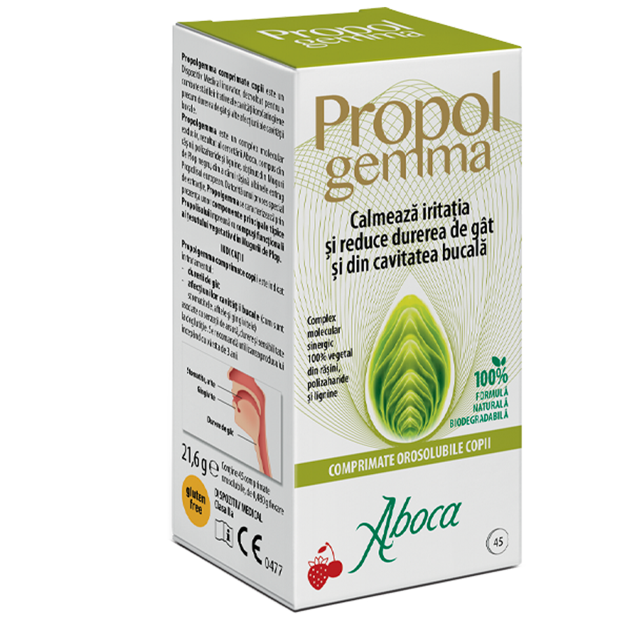 Propolgemma comprimate orosolubile copii