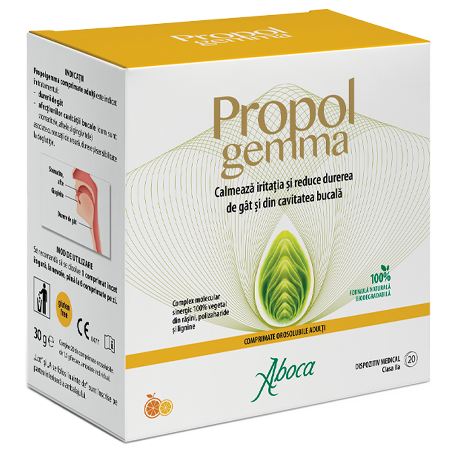 Propolgemma comprimate orosolubile adulți