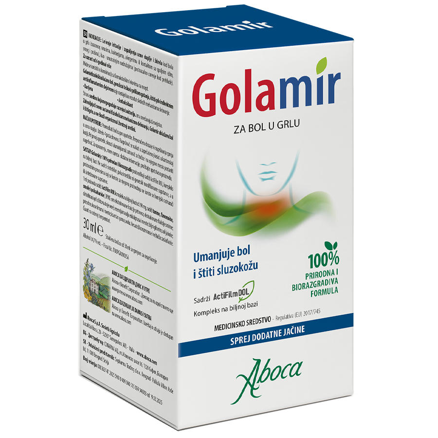 Golamir sprej dodatne jačine
