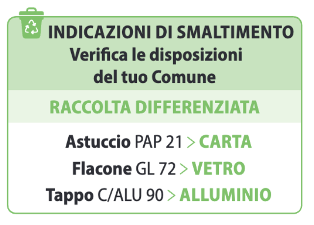 Tabelle carta vetro plastica alluminio