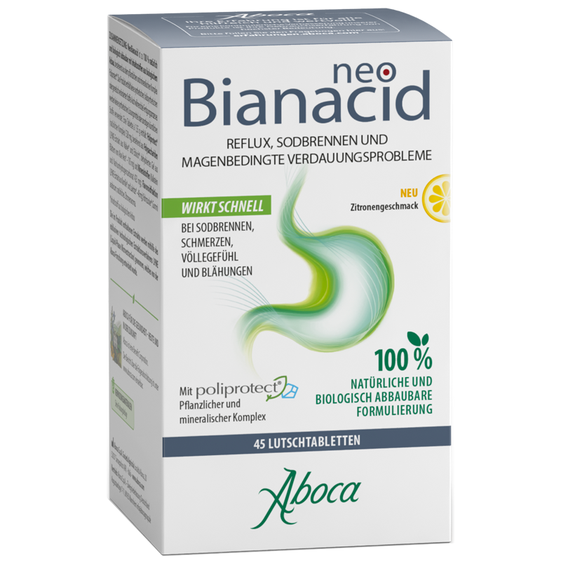 NeoBianacid 45 Tabletten – Zitronengeschmack