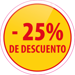 -25% DE DESCUENTO