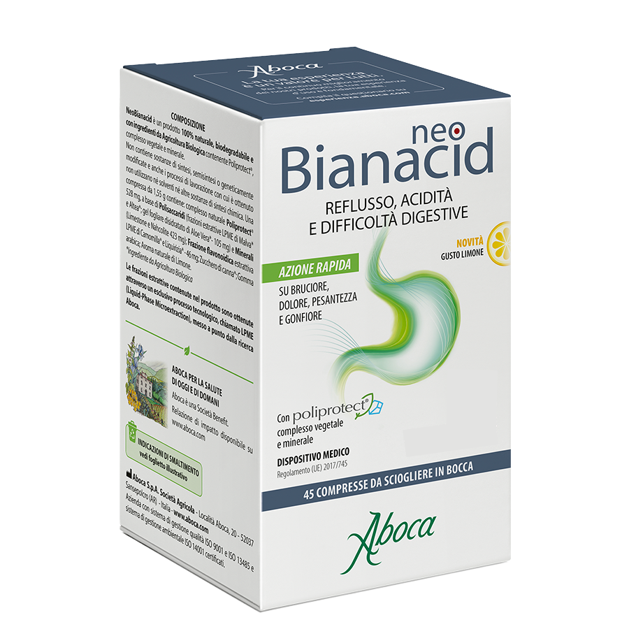 NeoBianacid 45 compresse – Gusto limone